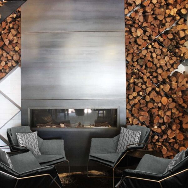 That Metal Company, #352 Alu Light, Aluminium - Fireplace