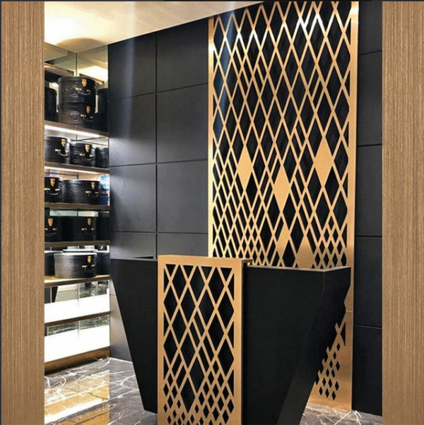 904 Brushed Light Brass Aluminium - Image 2